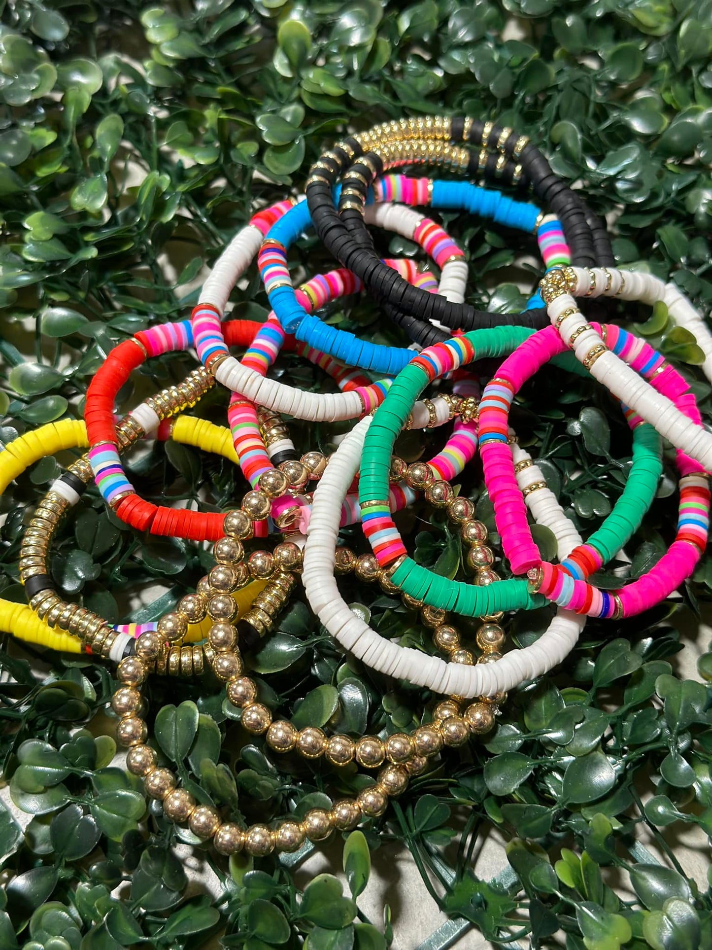 Clay Bracelet Set of 14