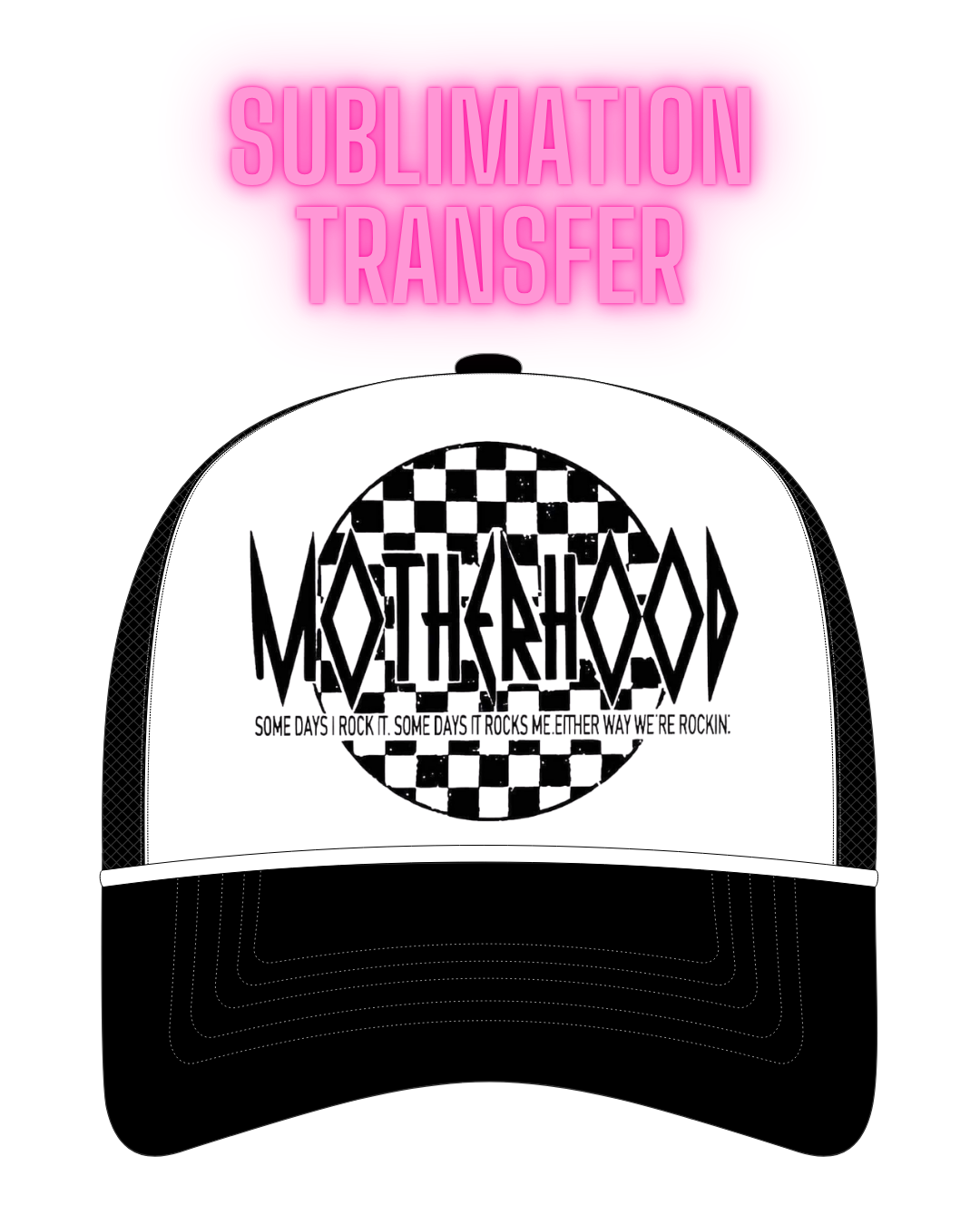 Motherhood Sublimation Transfer - Hat Size