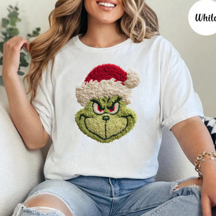 Faux Green Face Graphic Tee