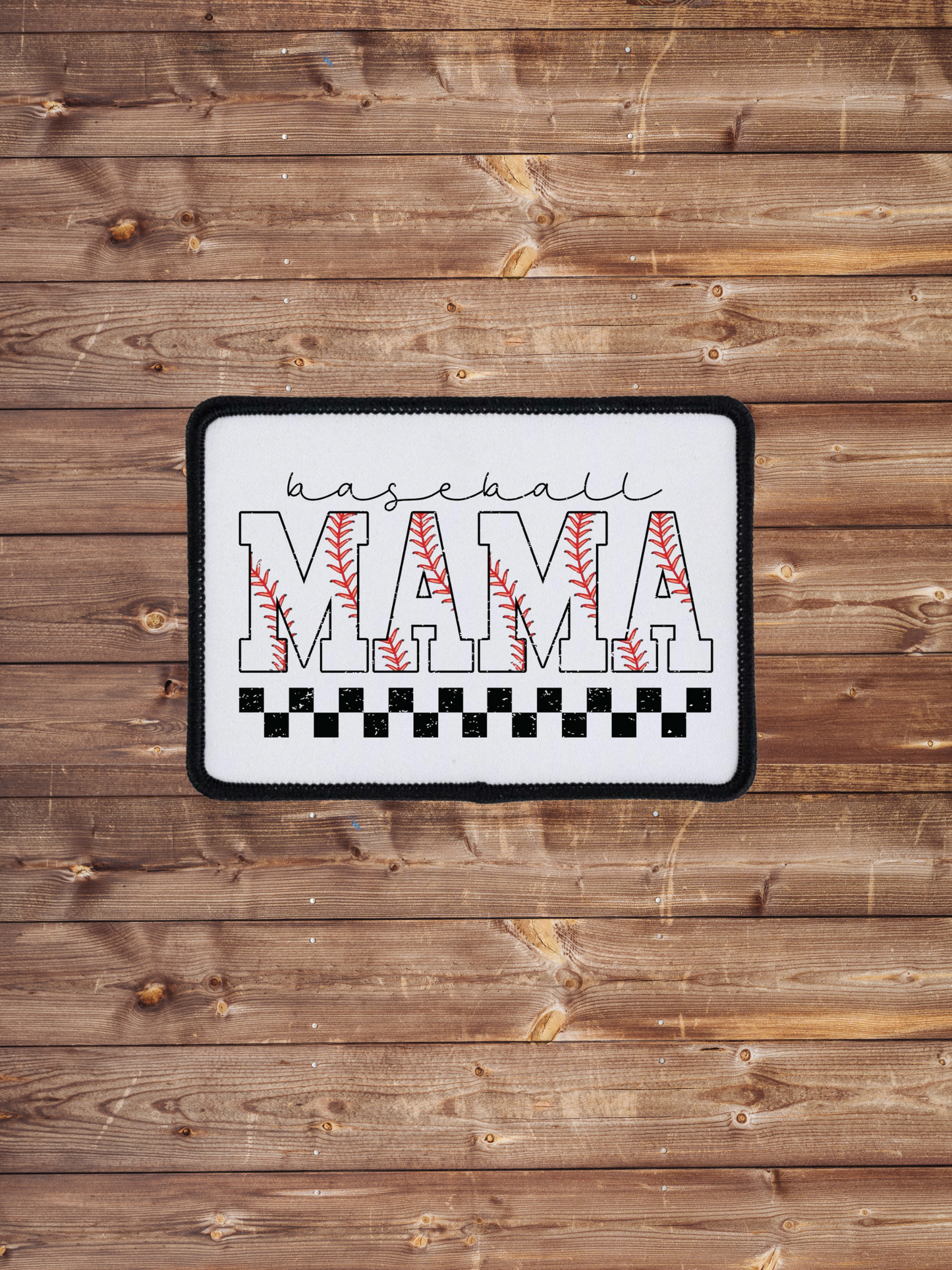Baseball MAMA Iron on Patch