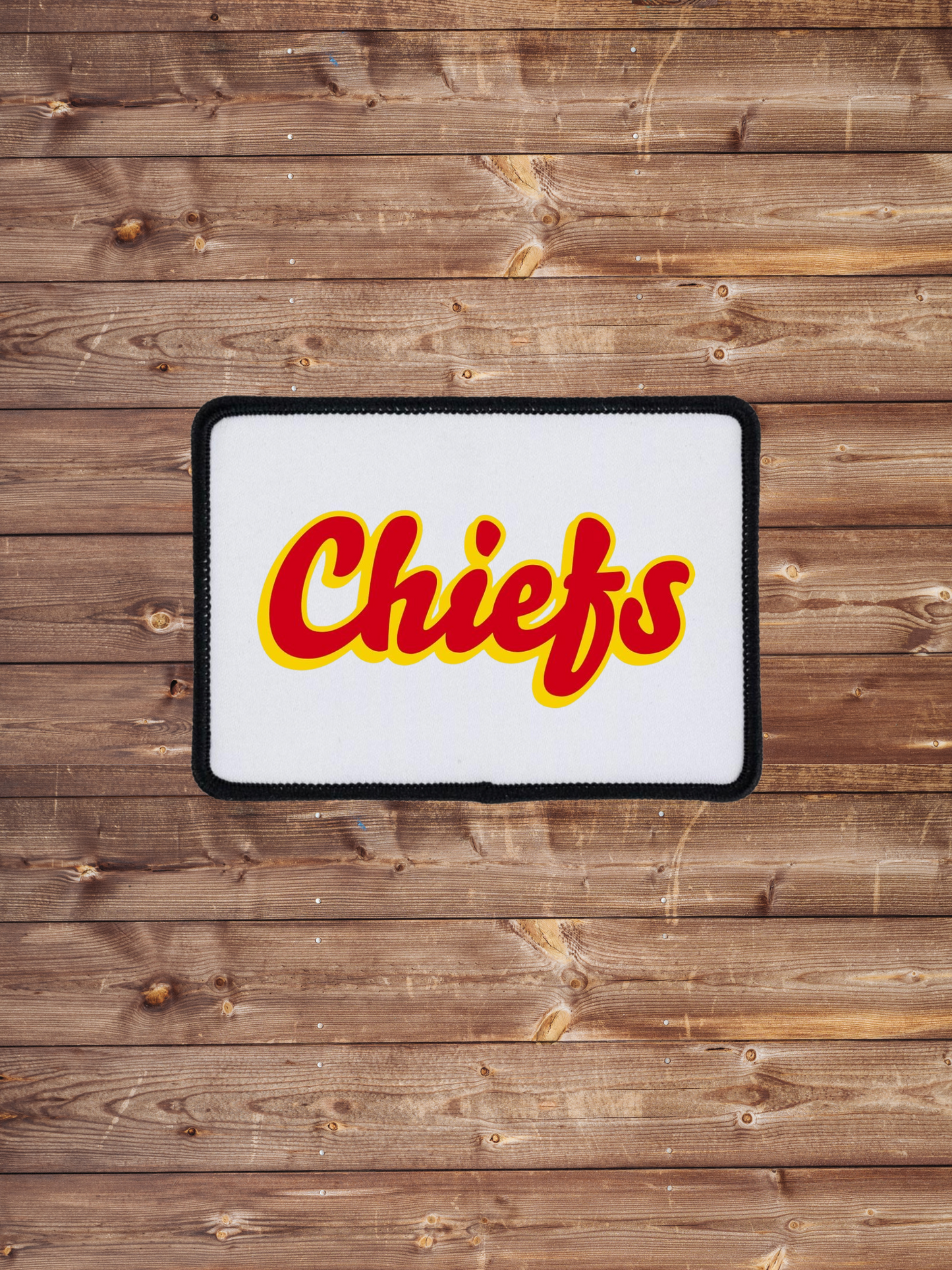 Retro Chiefs Iron on Patch