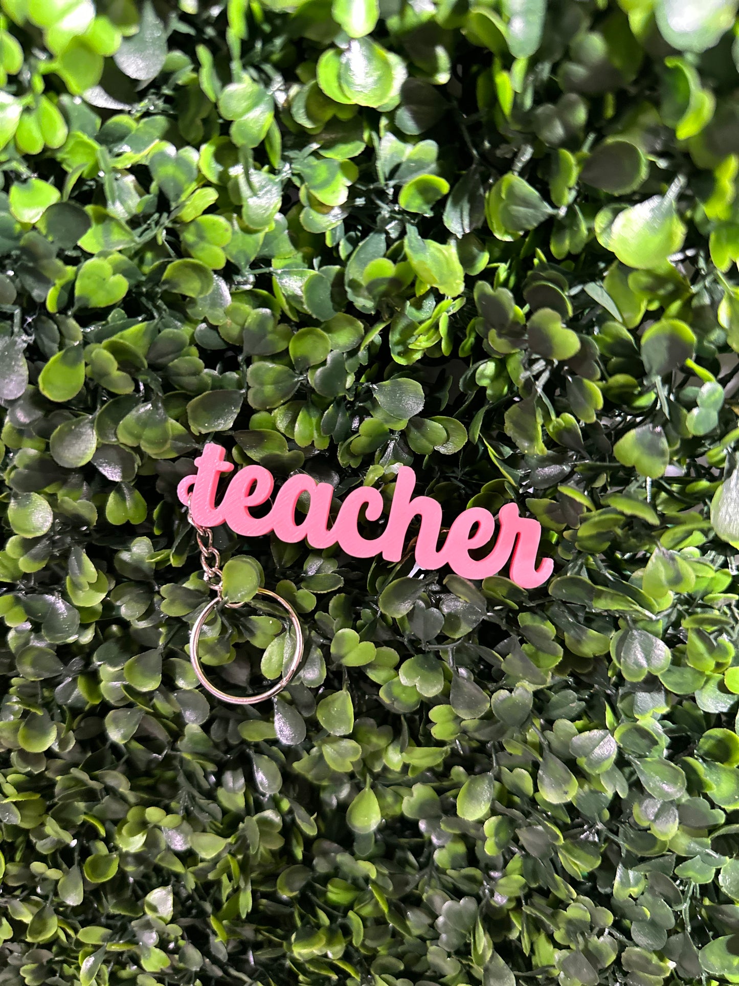 3D Printed Teacher Keychain