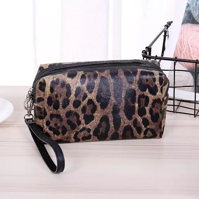 Cheetah Make Up Bags
