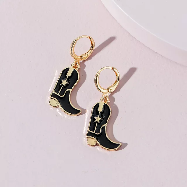 Boot Dangle Earrings