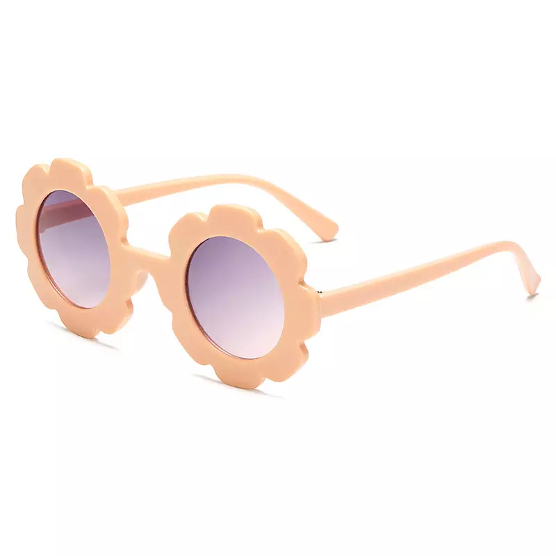 Girls Peach Flower Sunnies