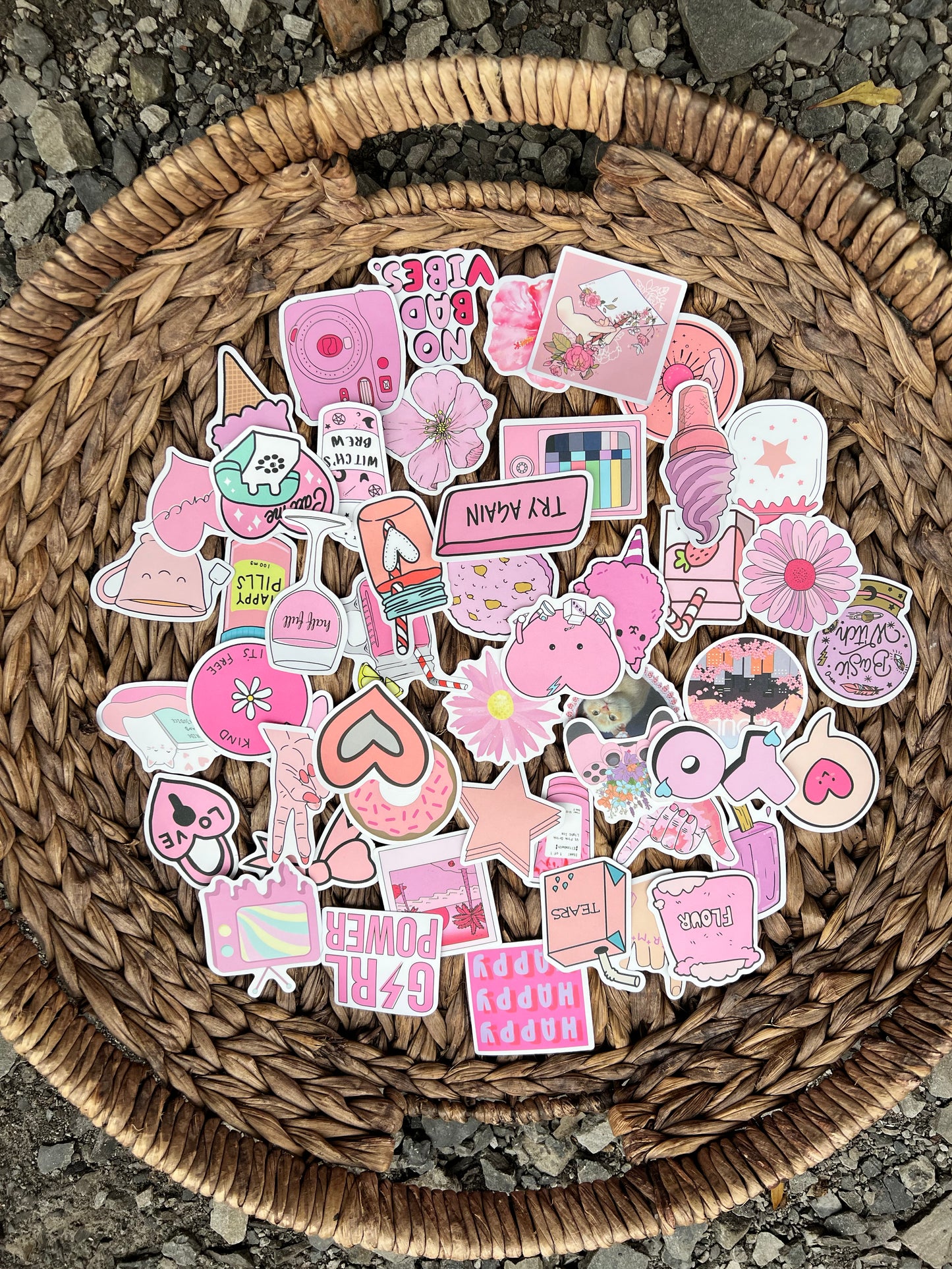 Pink Power Sticker Bundle