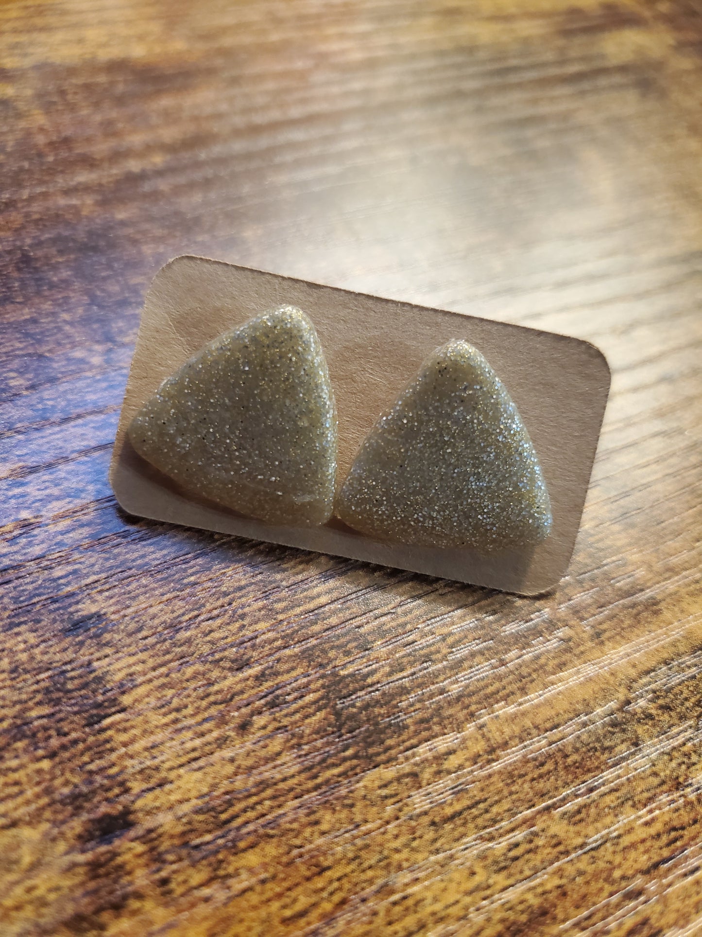 Triangle Clay Studs