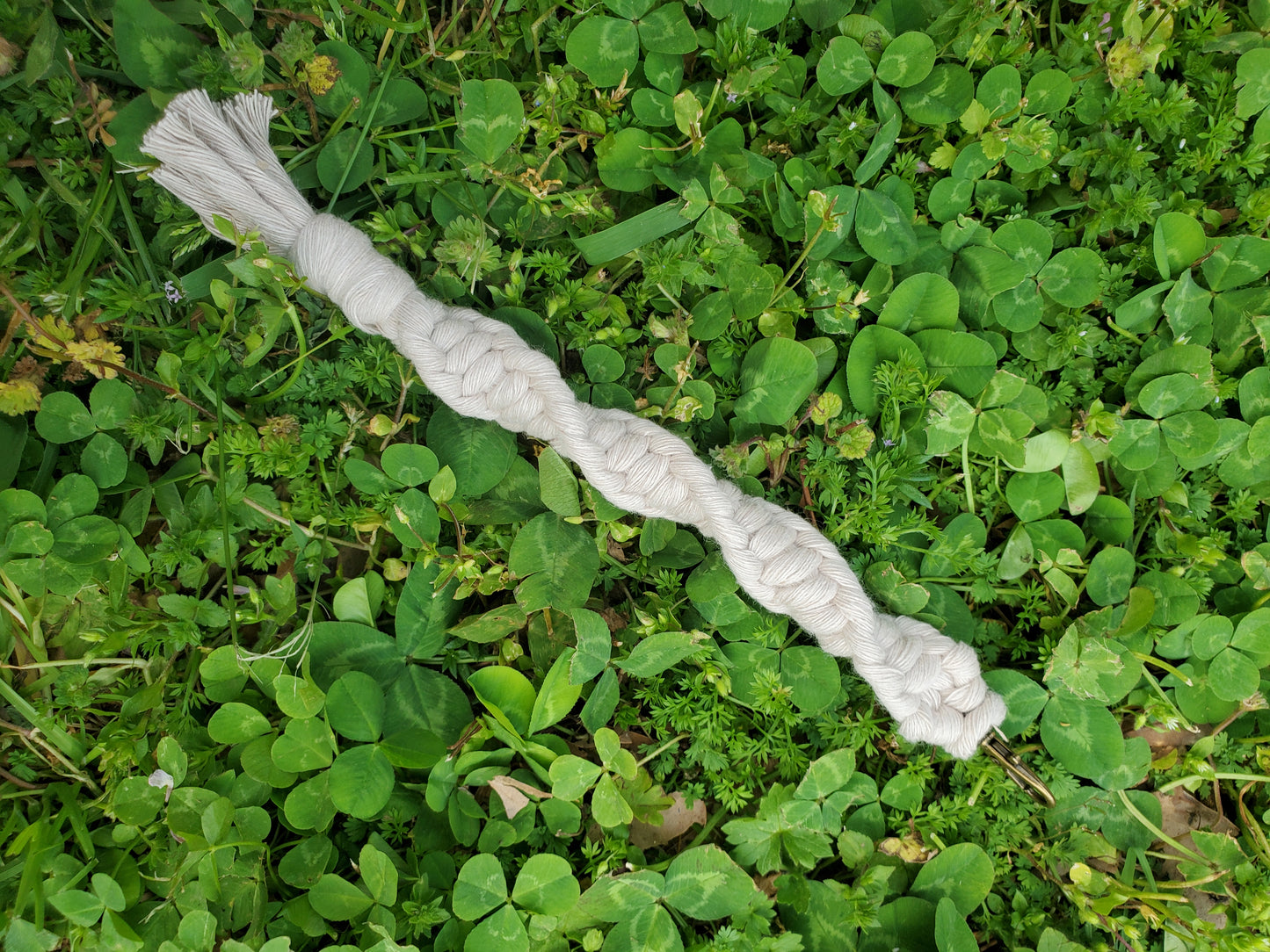 Linen Twisted Macrame Keychain