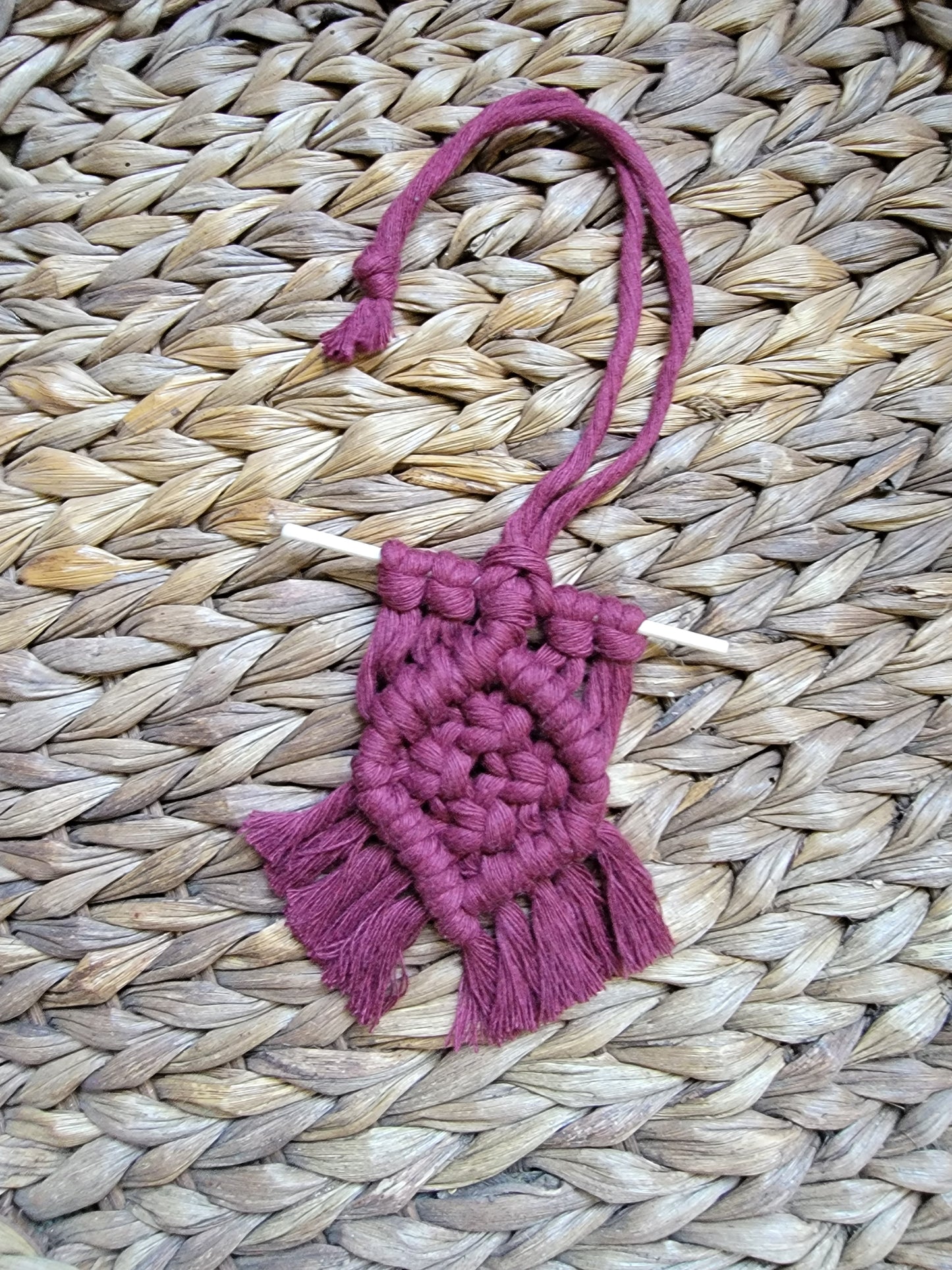Maroon Car Charm