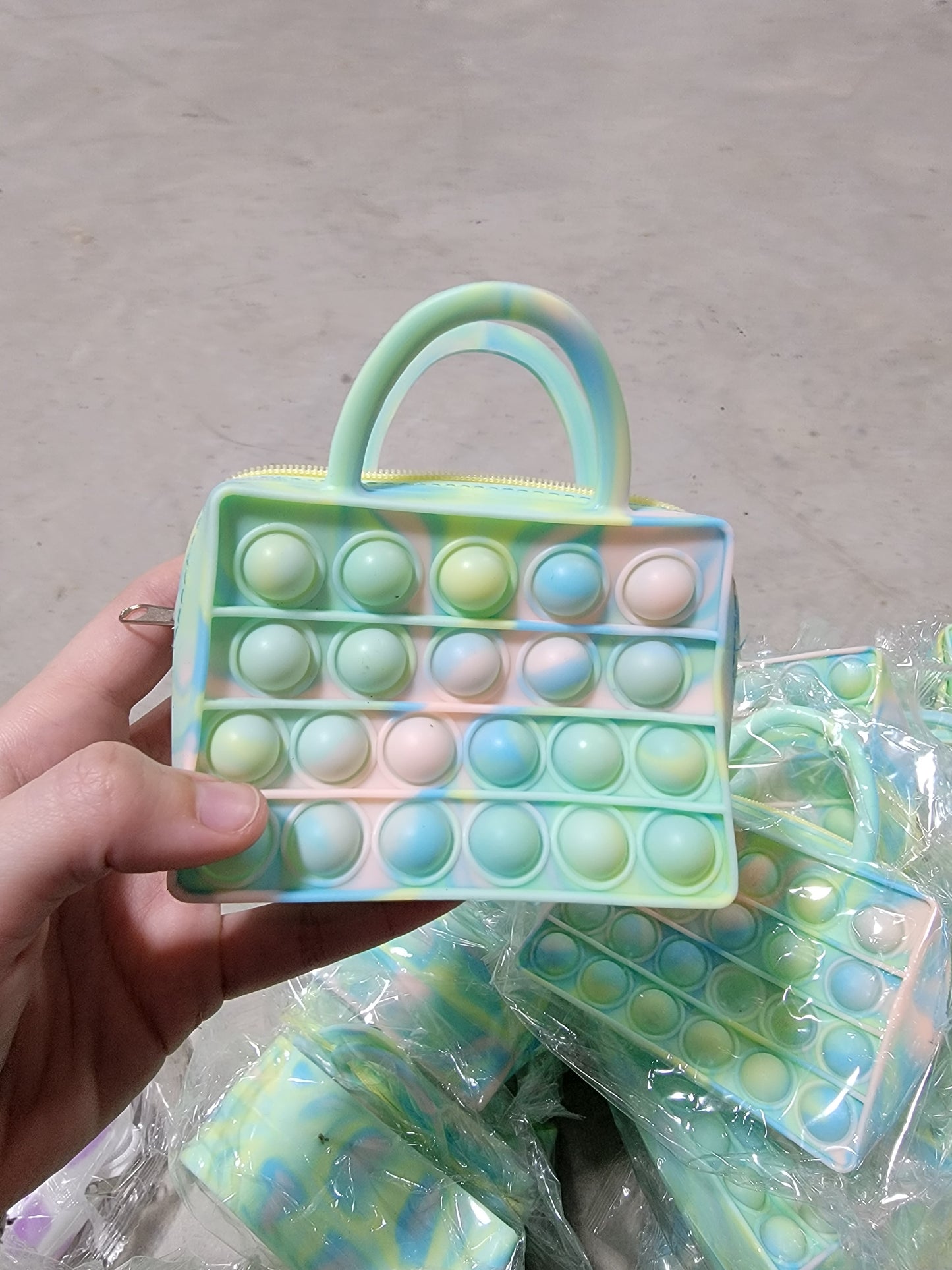Sky Tie Dye Pop It Purse