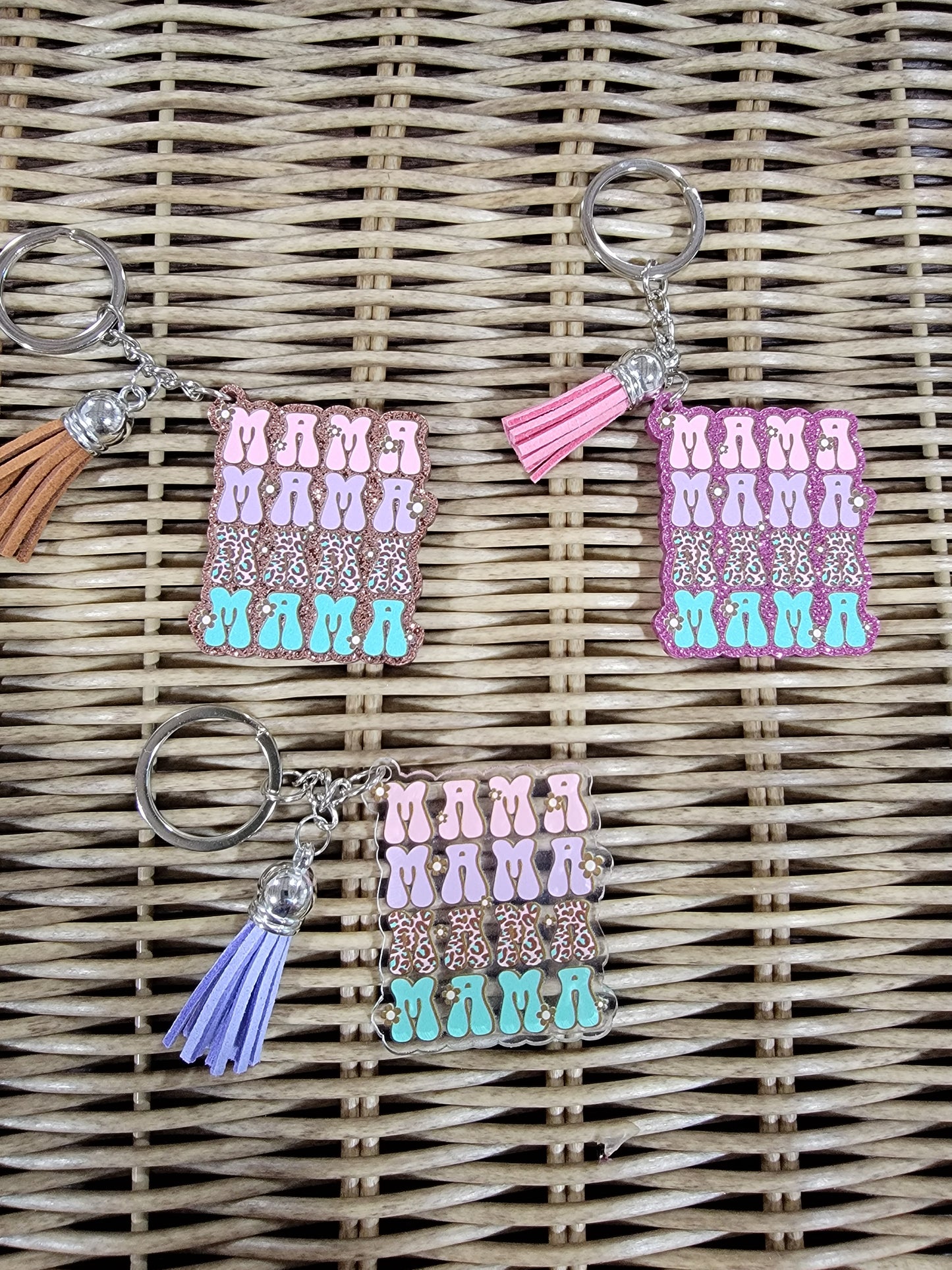 Leopard Mama Keychain