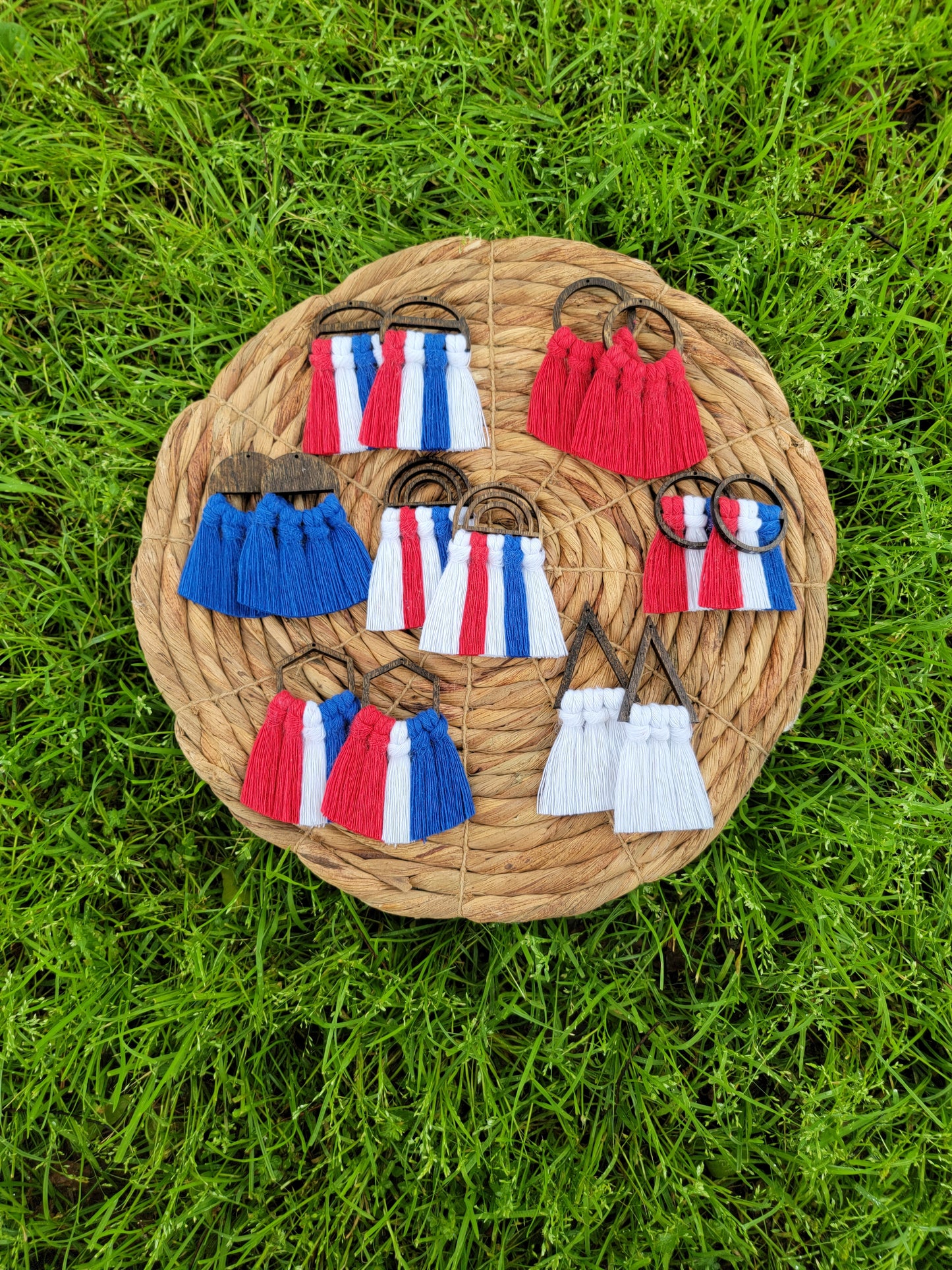 RW&B Wood Macrame Bundle of 7