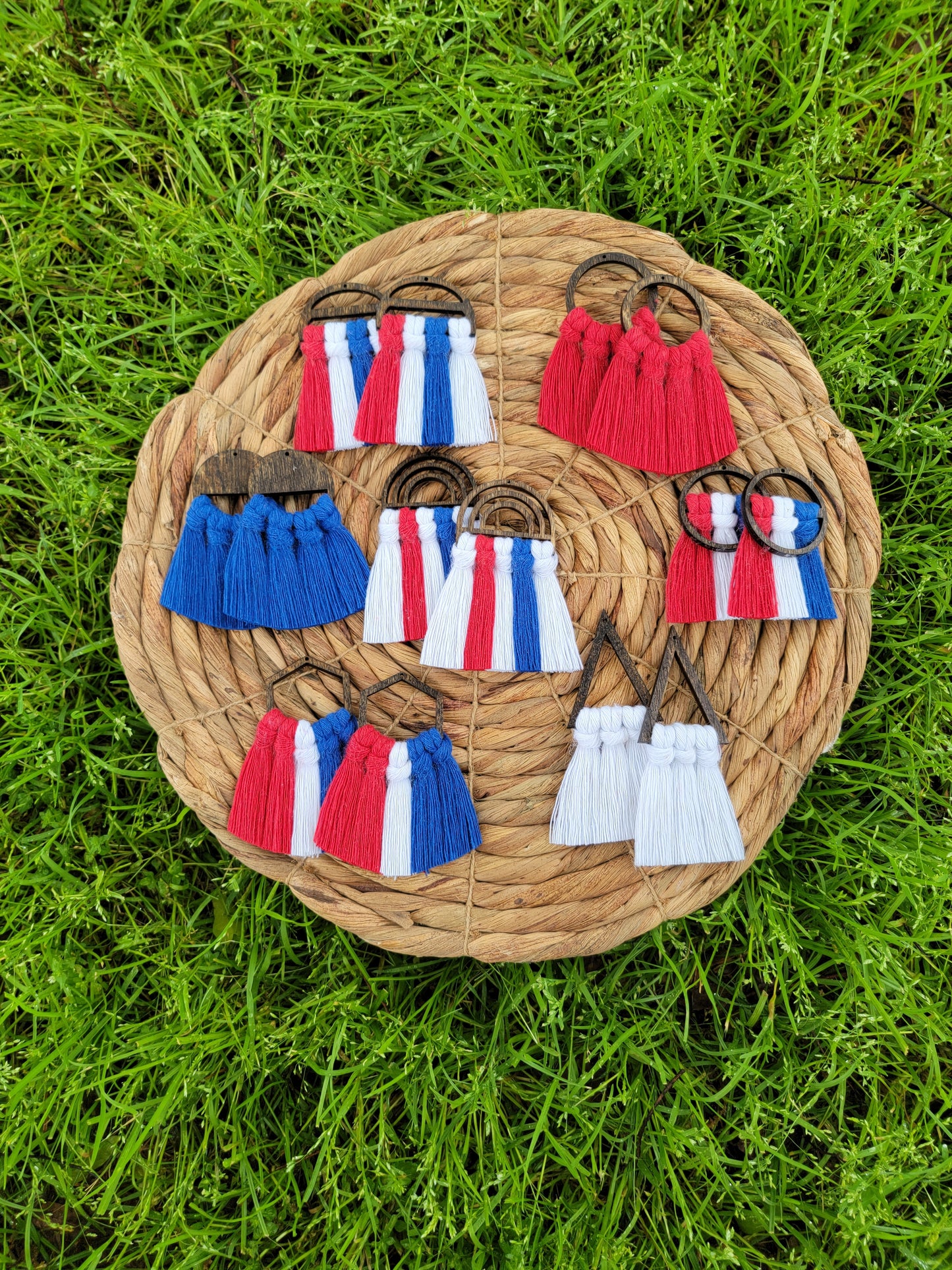RW&B Wood Macrame Bundle of 7