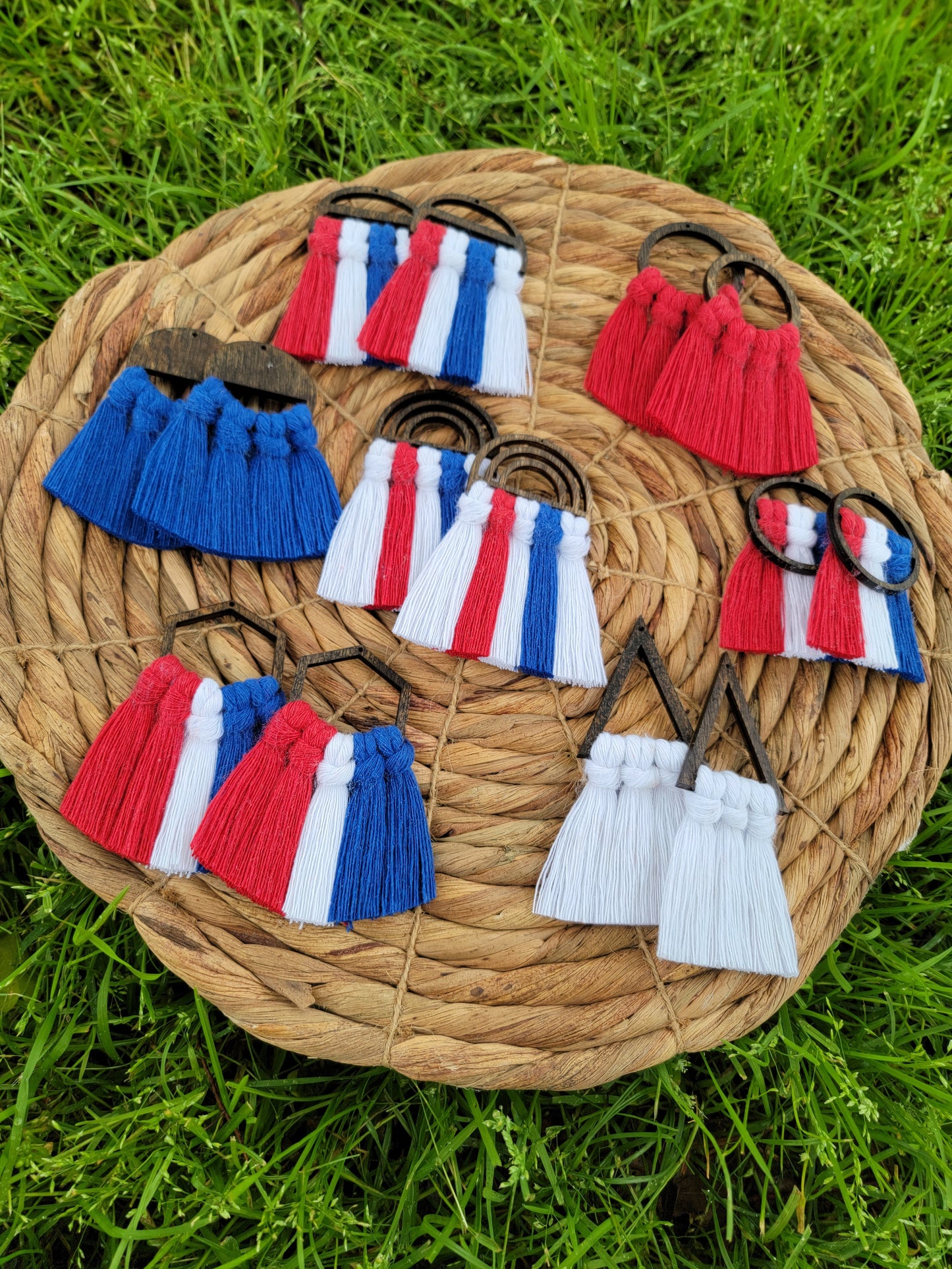 RW&B Wood Macrame Bundle of 7