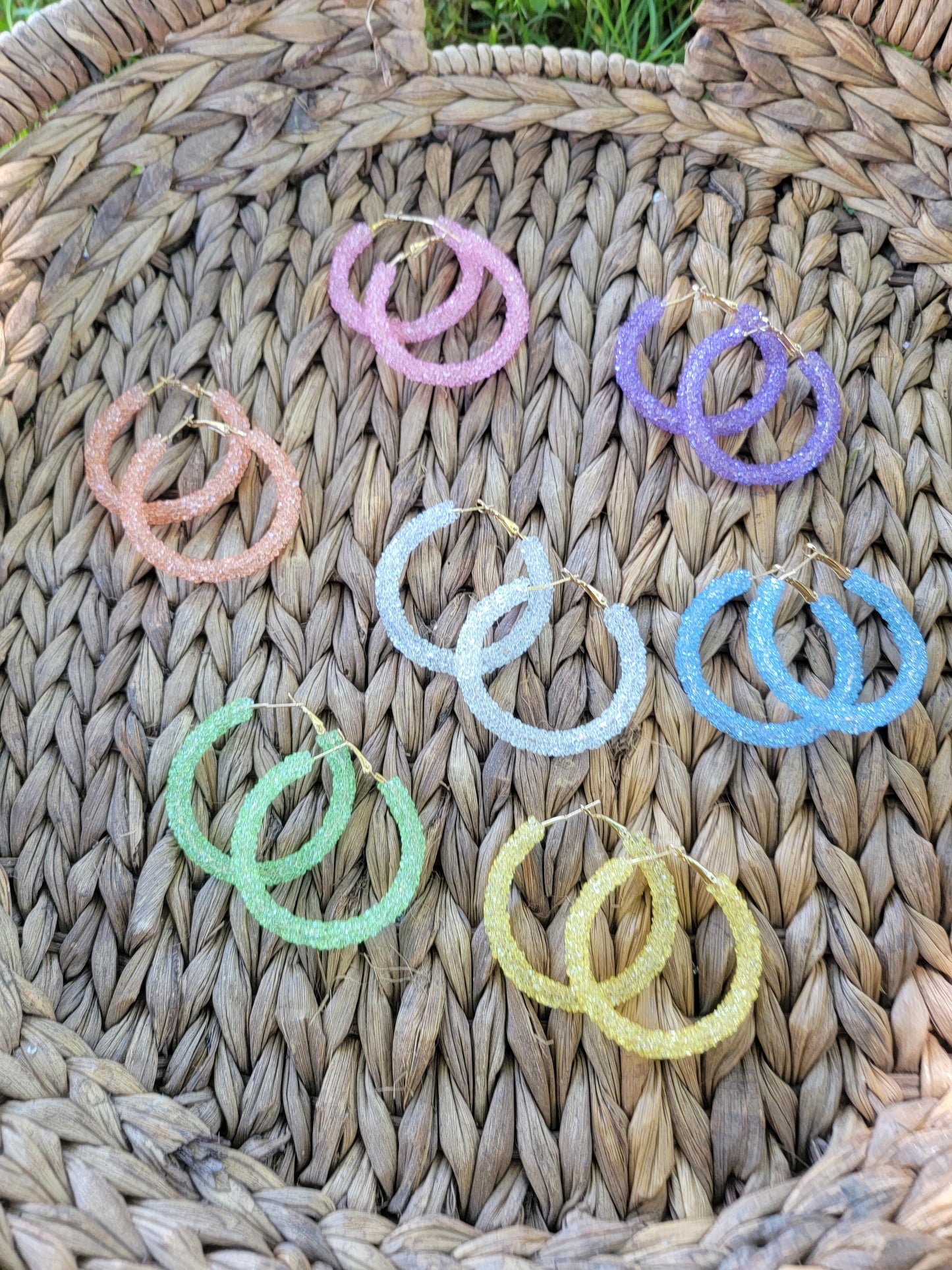 Glitter Hoops