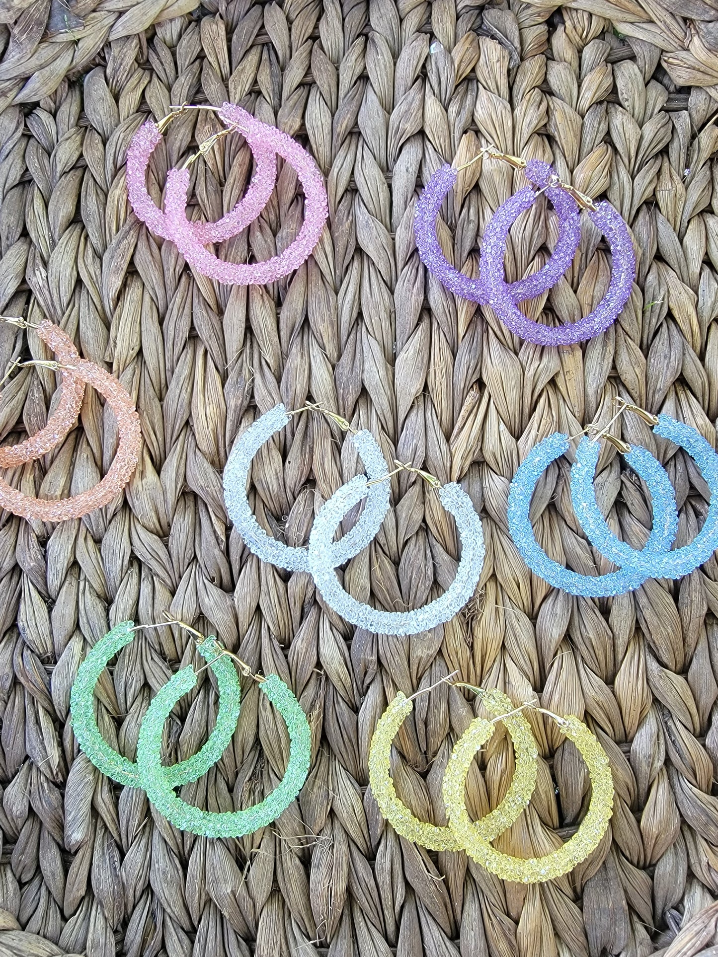 Glitter Hoops