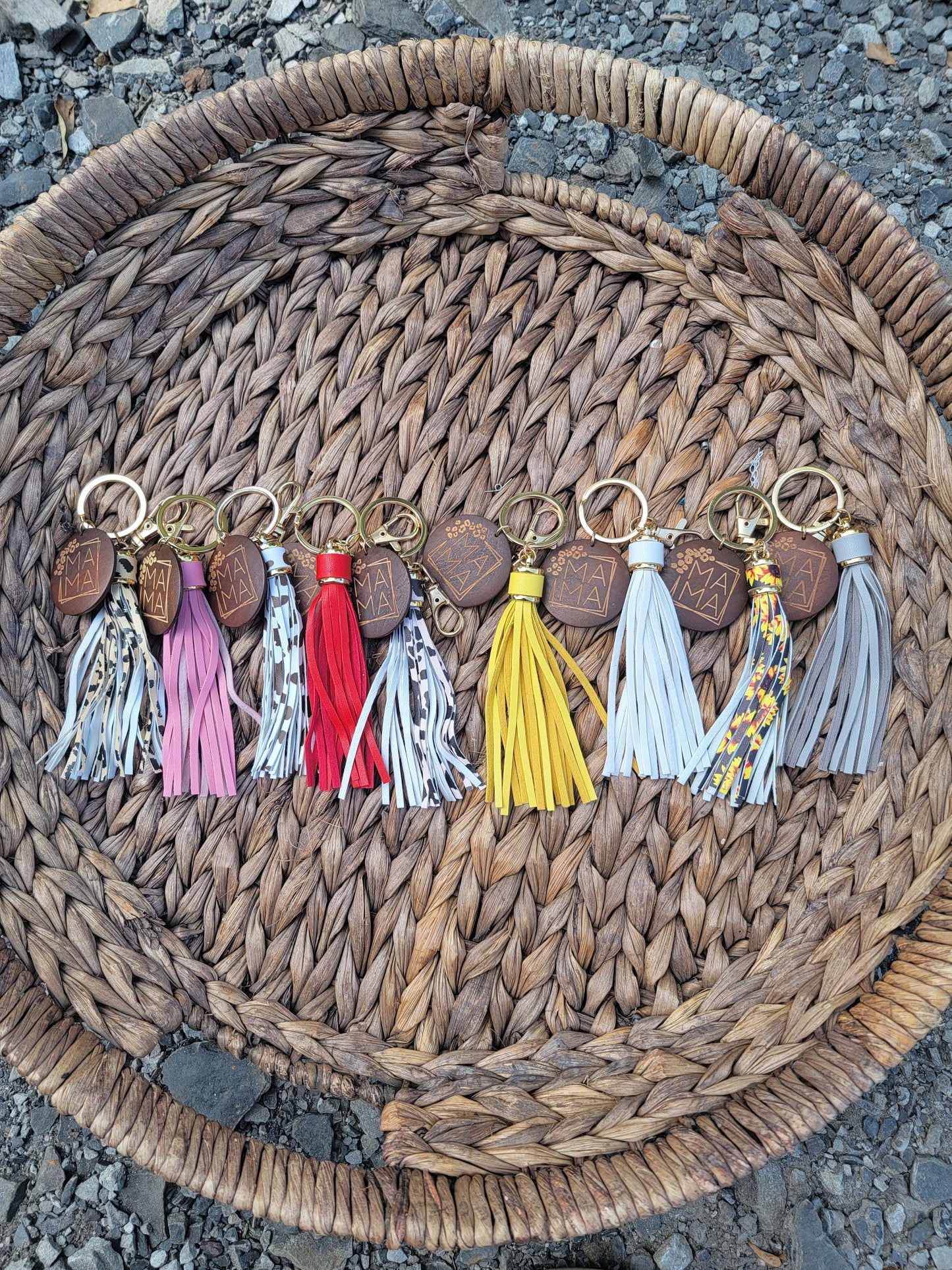 Mama Tassel Keychain