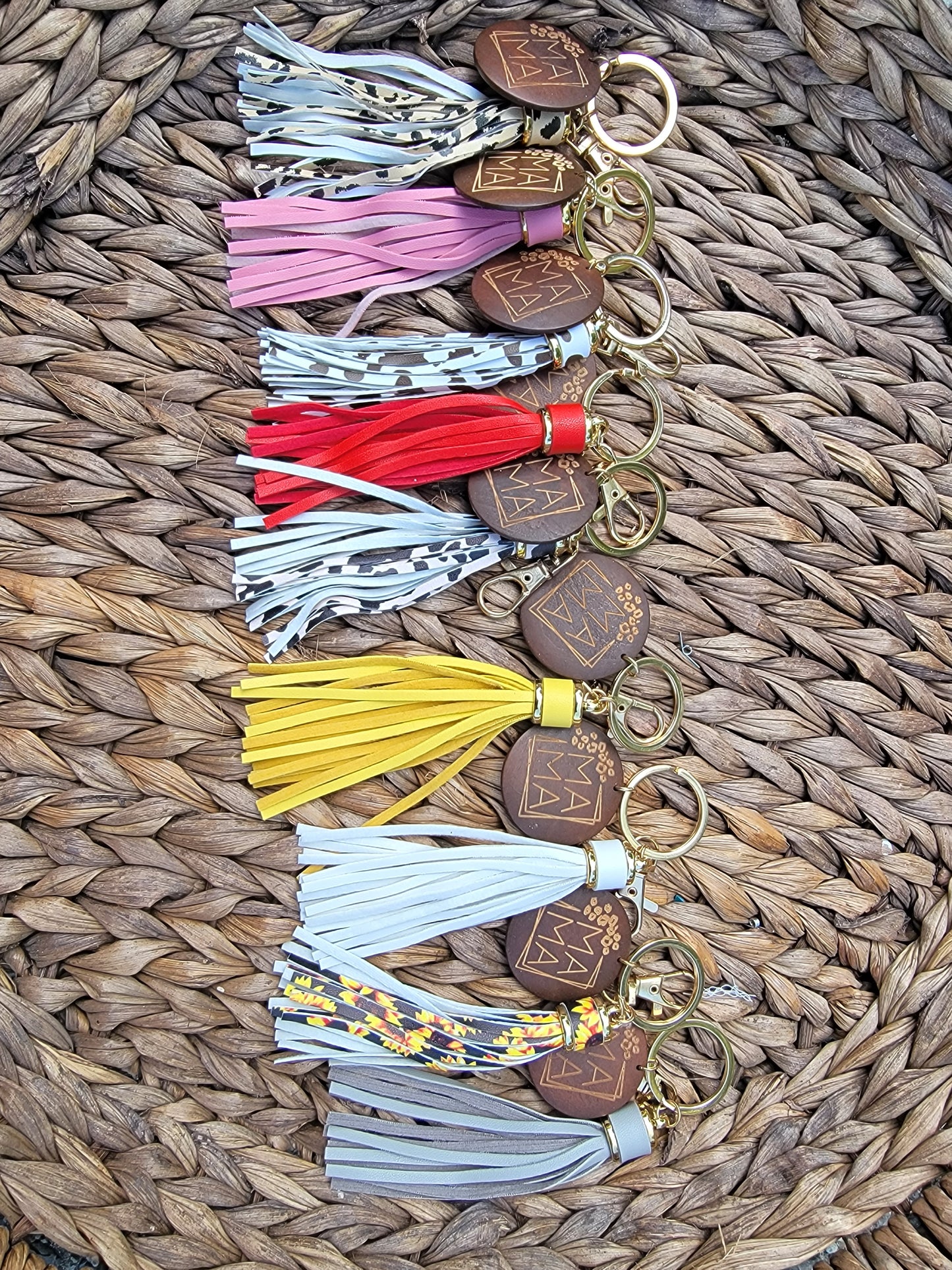 Mama Tassel Keychain