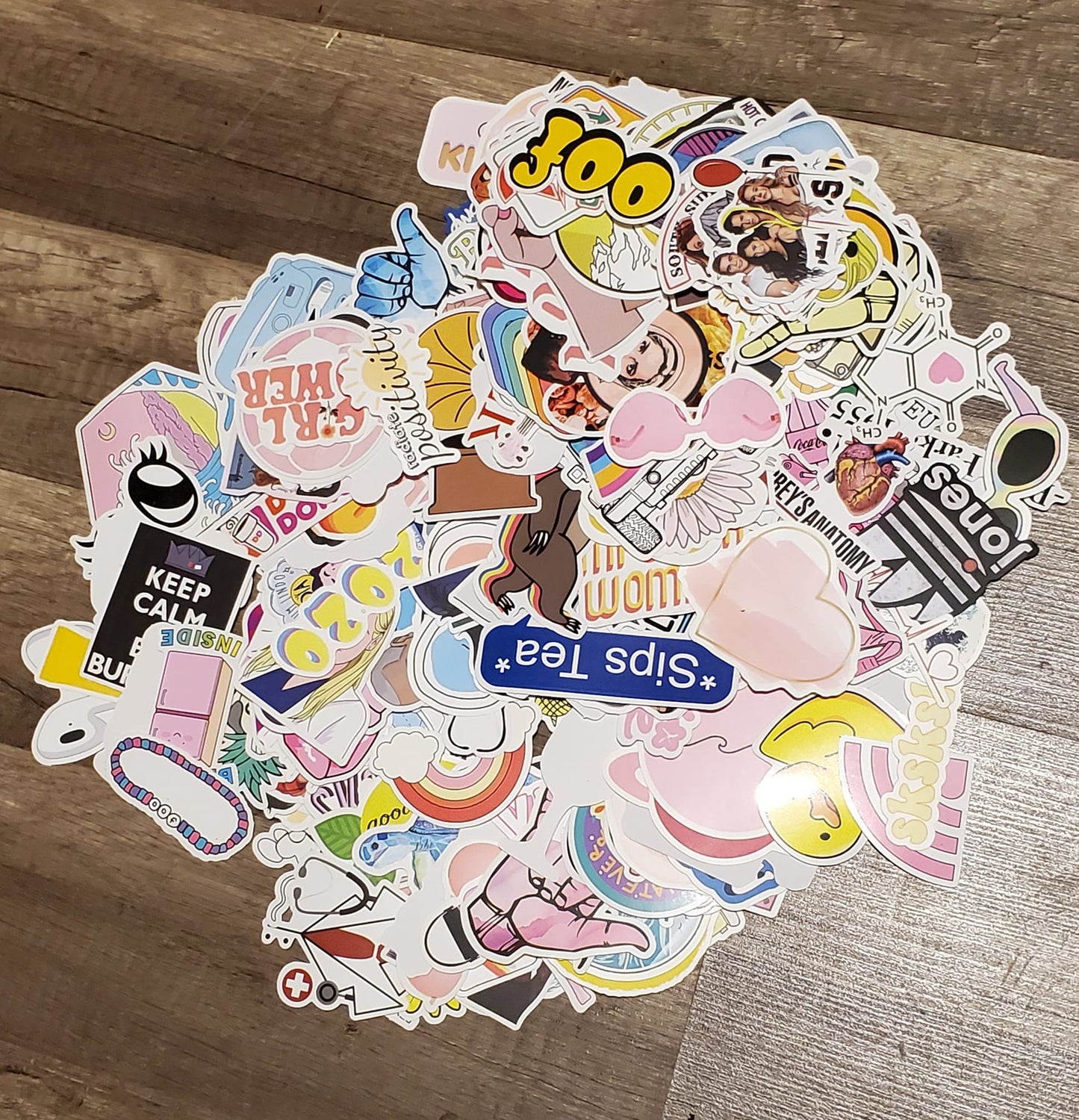 Waterproof Stickers - 10 Count