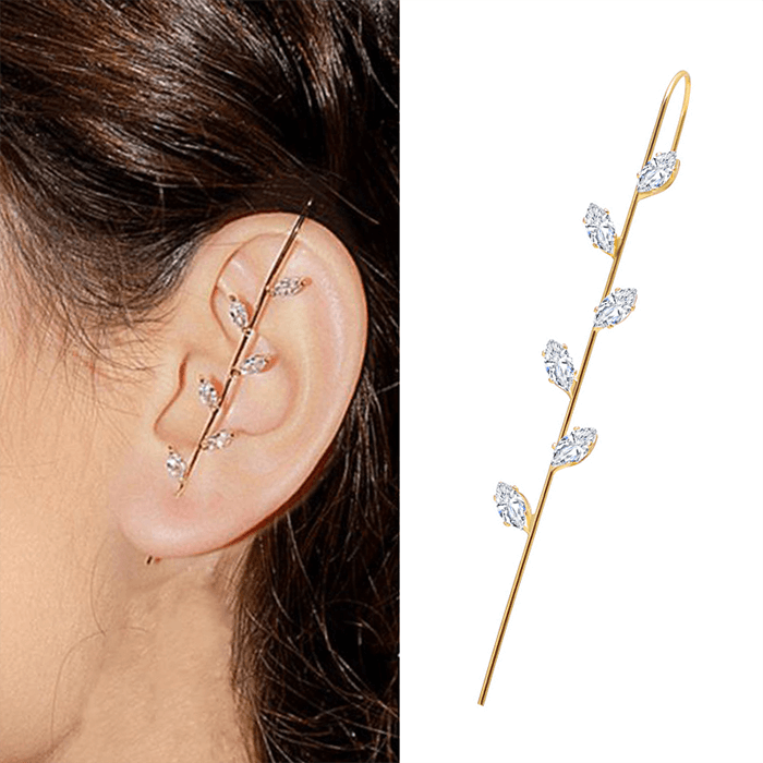 Teardrop Jeweled Ear Wrap