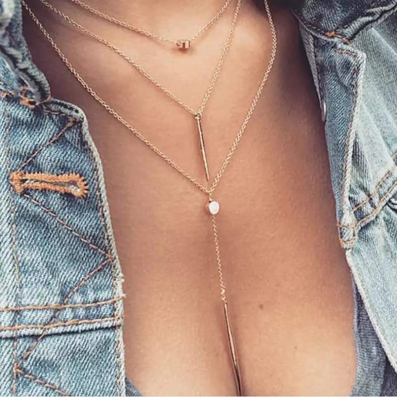 Layered Bar Necklace