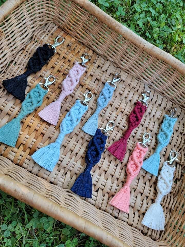 PF Macrame Keychain