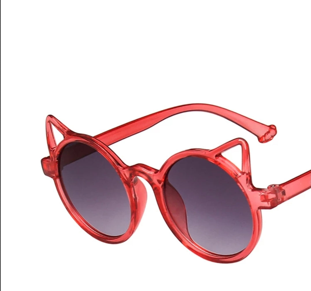 Girls Red Cat Sunnies