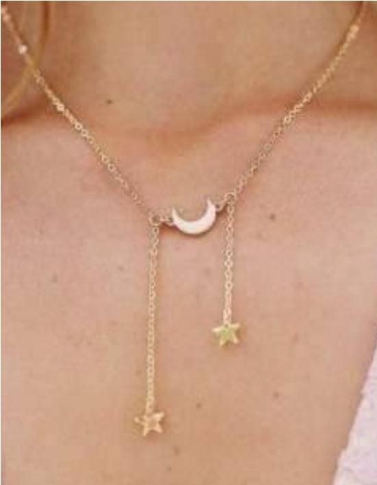 Moon & Stars Necklace