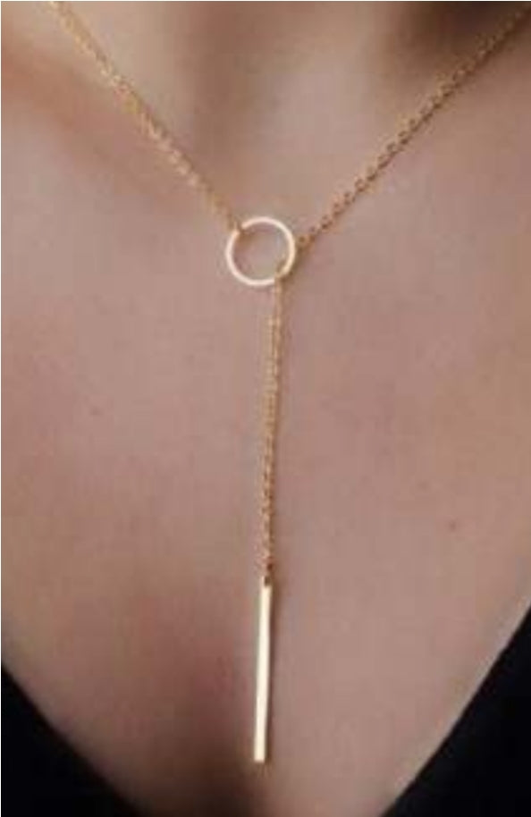 Circle/Bar Necklace