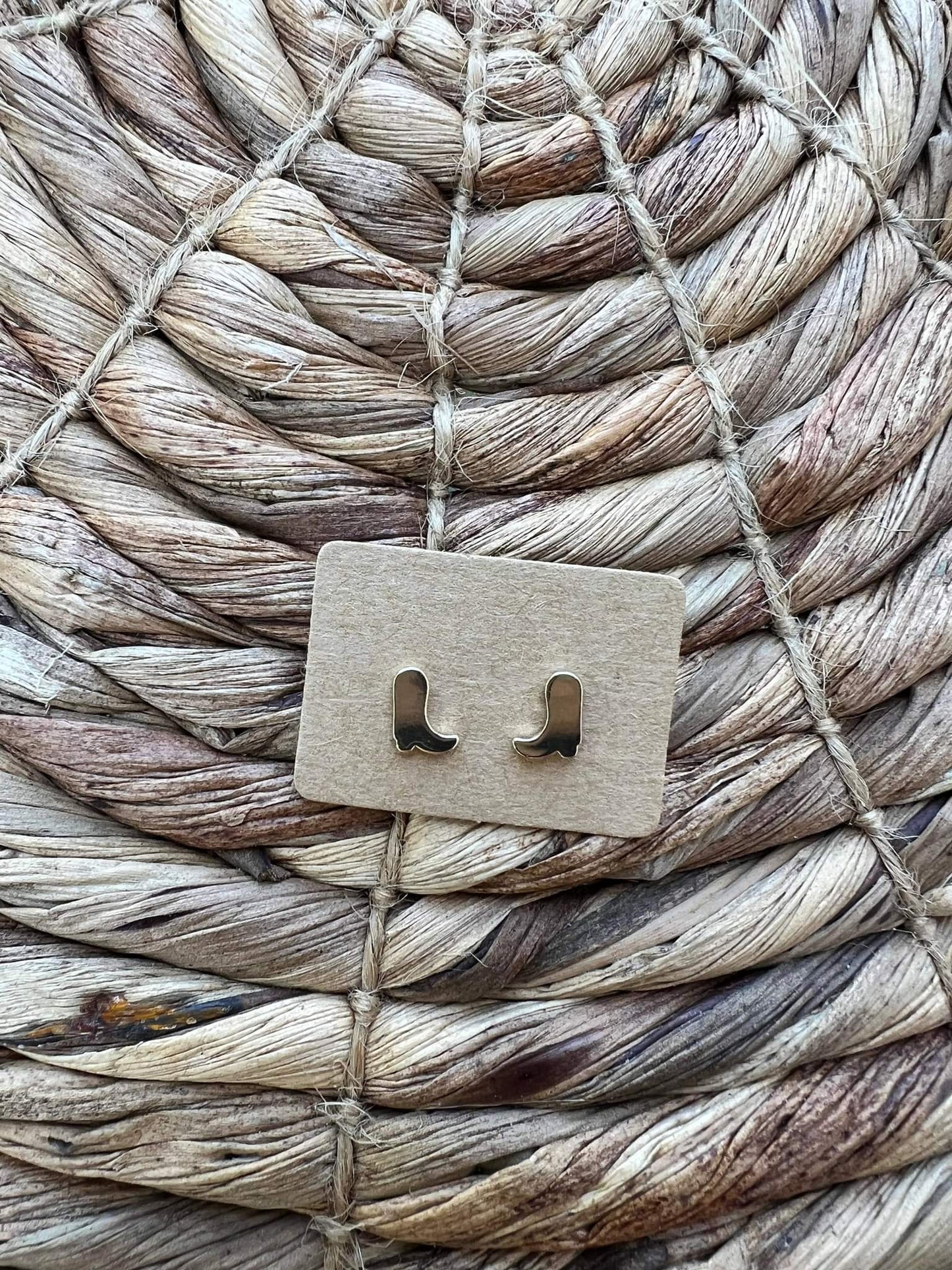 Dainty Gold Cowboy Boot Studs