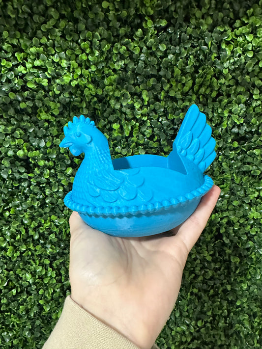 Hen On Nest Soap Holder - Teal