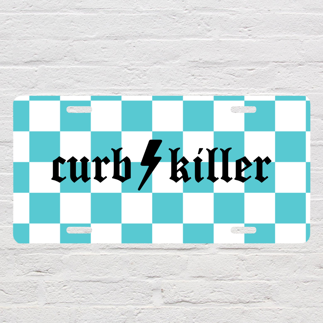 Curb Killer License Plate