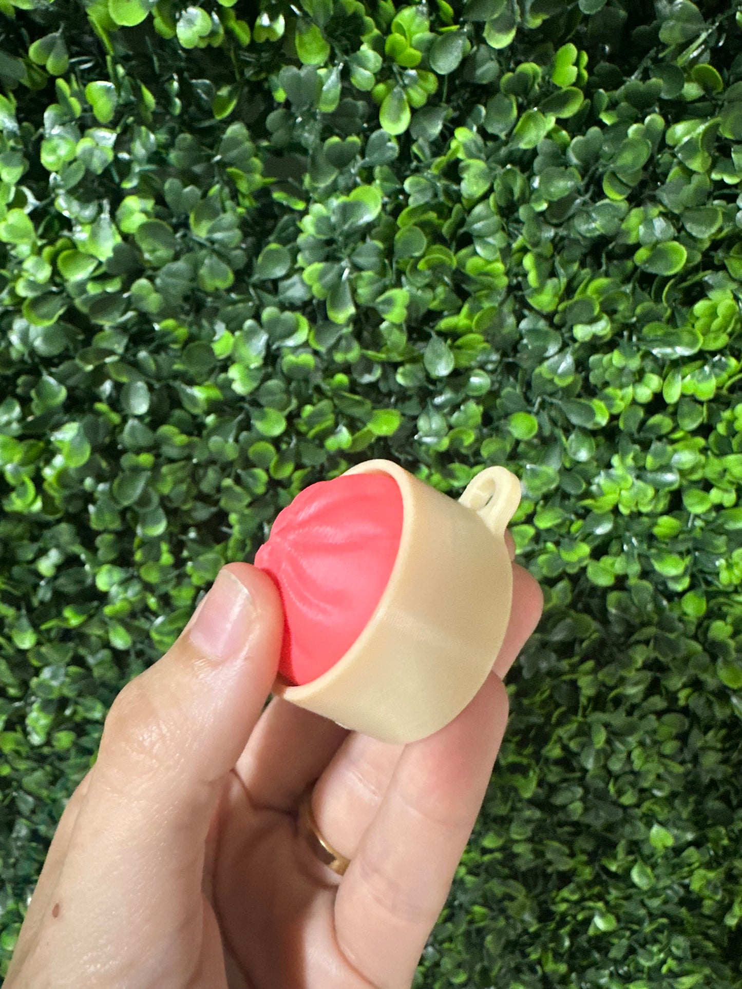 Viral Dumpling Clicker Keychain
