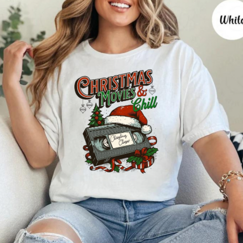 Christmas Movies & Chill Graphic Tee