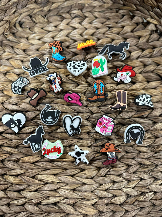 Cowgirl Shoe Charms