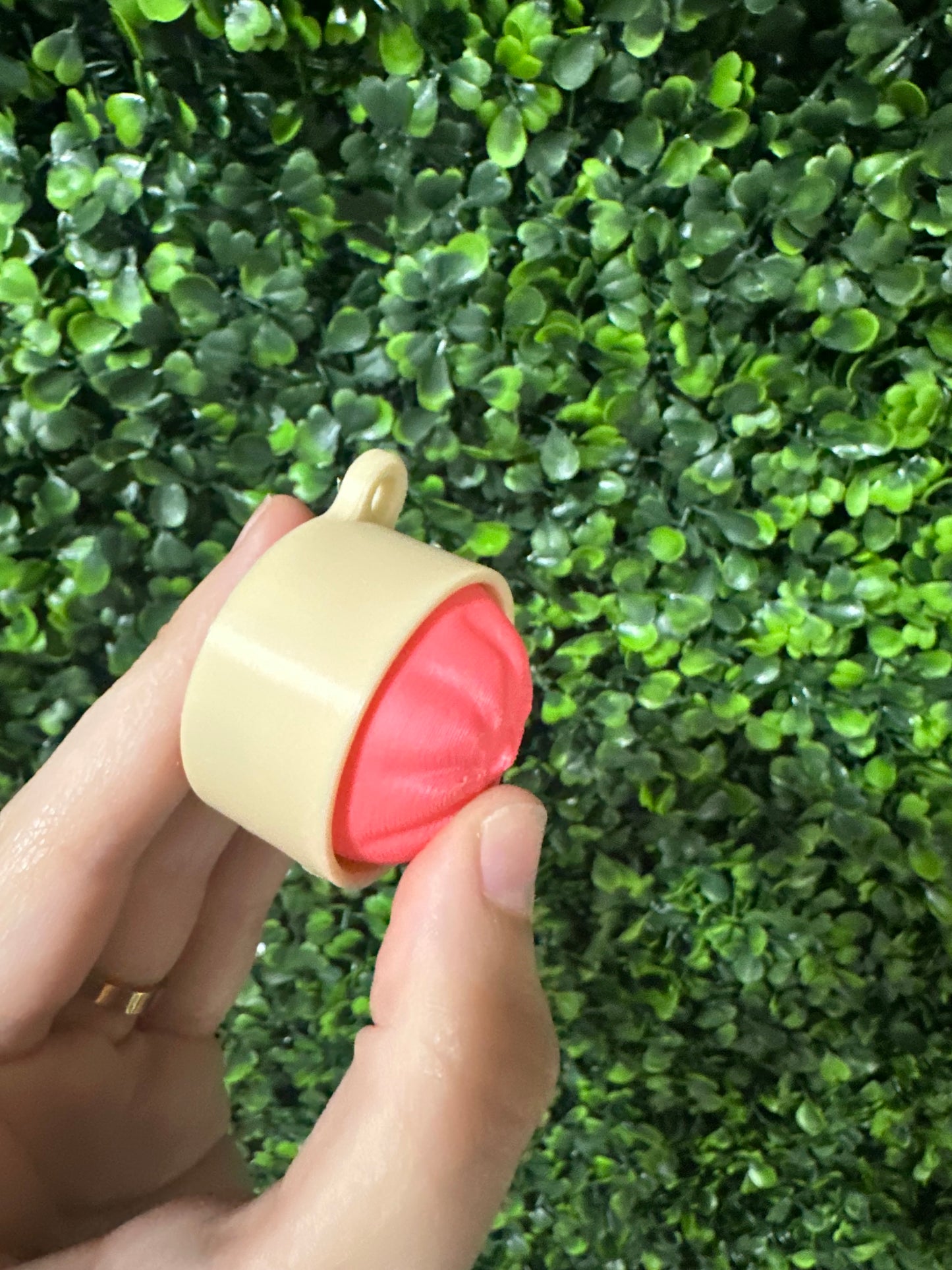 Viral Dumpling Clicker Keychain