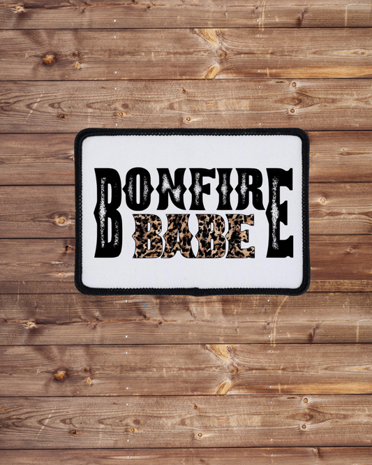 Bonfire Babe Iron on Patch