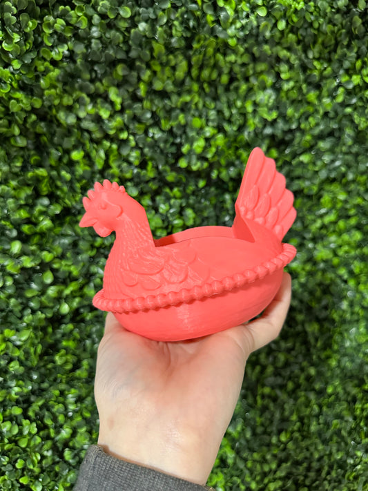 Hen On Nest Soap Holder - Pink