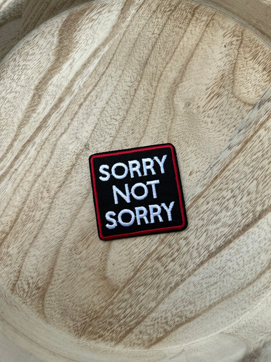Sorry Not Sorry Patch