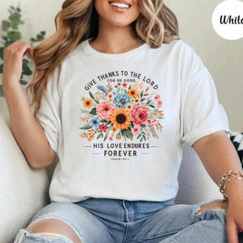 Give Thanks To The Lord Graphic Tee