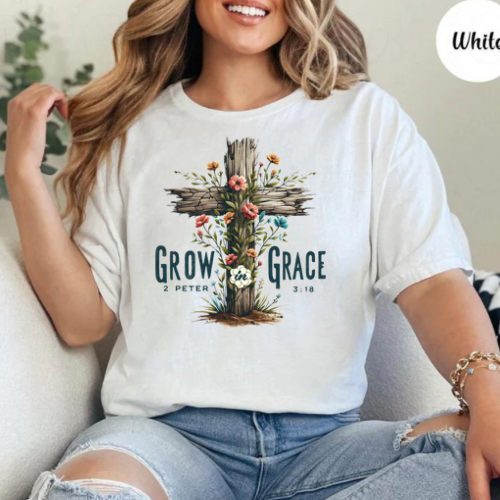Grow in Grace Graphic Tee
