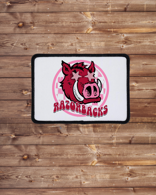 Razorbacks Iron on Patch