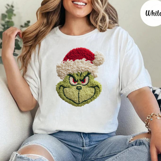 Faux Green Face Graphic Tee