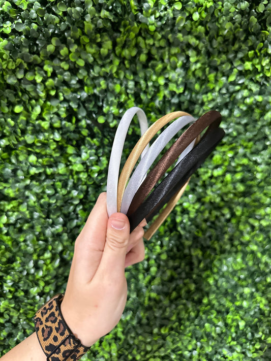 Dainty Satin Headband Collection