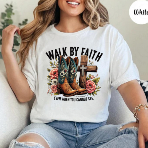 Walk By Faith Graphic Tee
