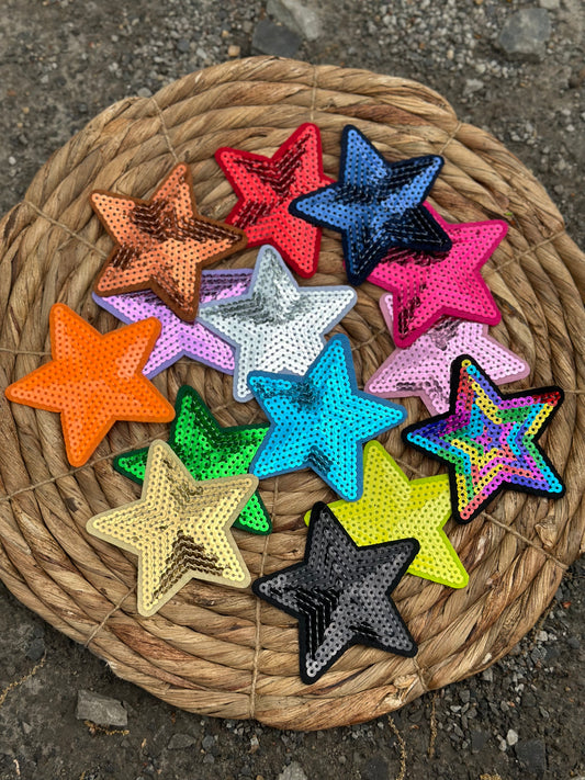 Sequin Star Patch Collection