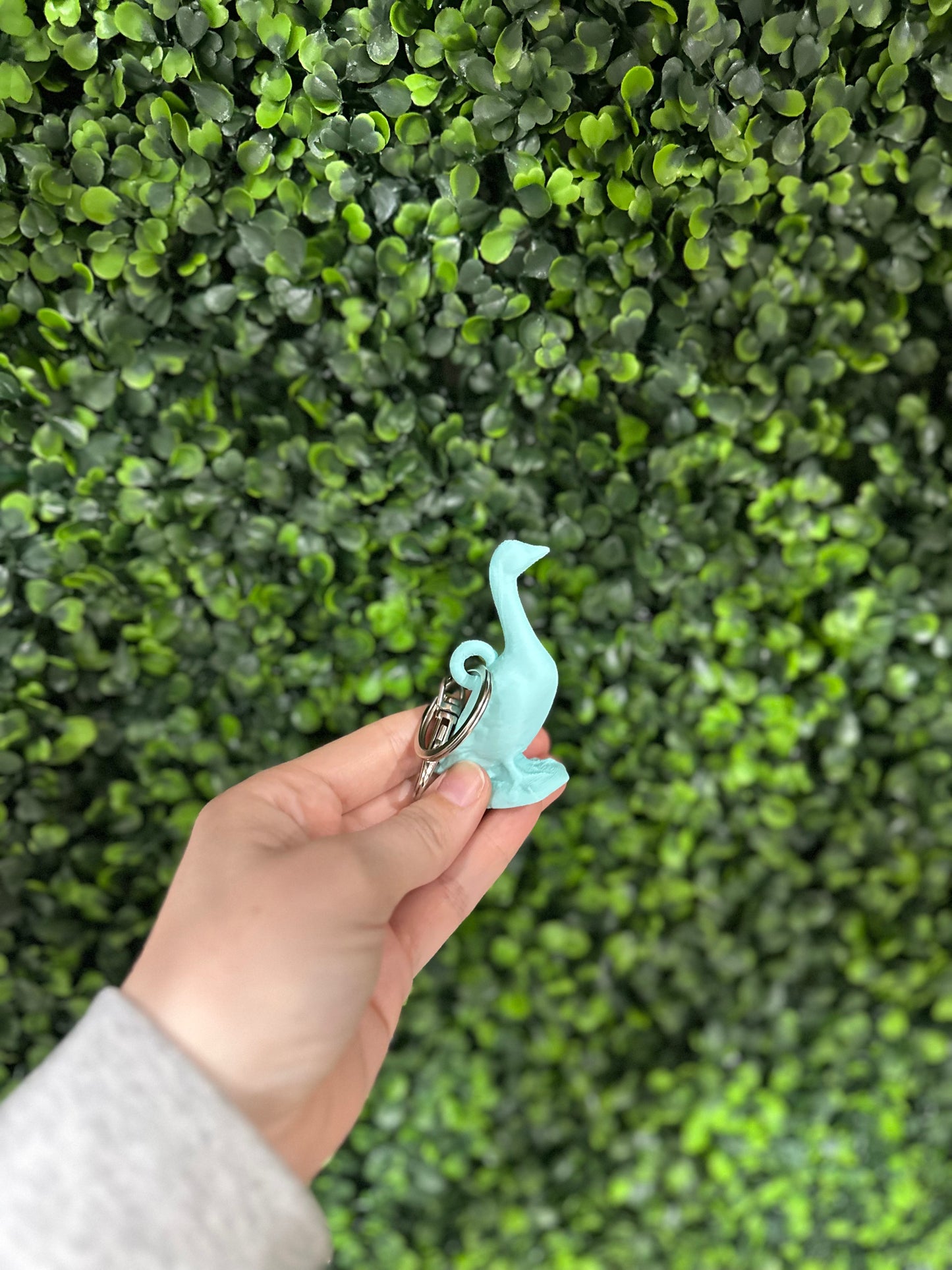 Porch Goose Keychain