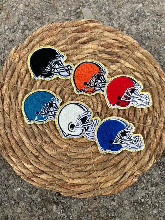 Football Helmet Patch Collection