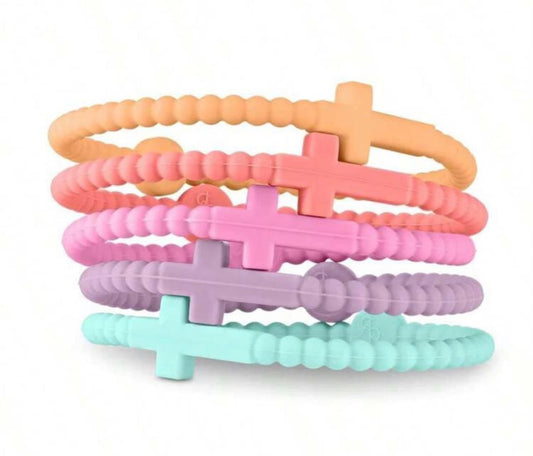 5 Pc Cross Bracelet Sets