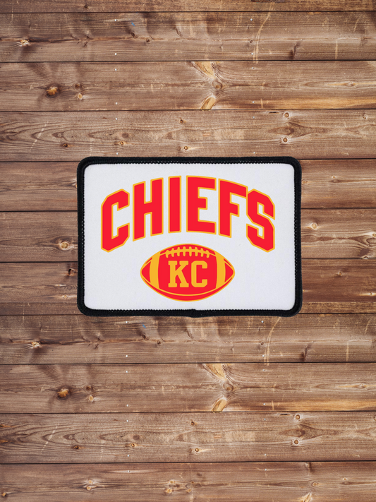 Chiefs Football Iron on Patch